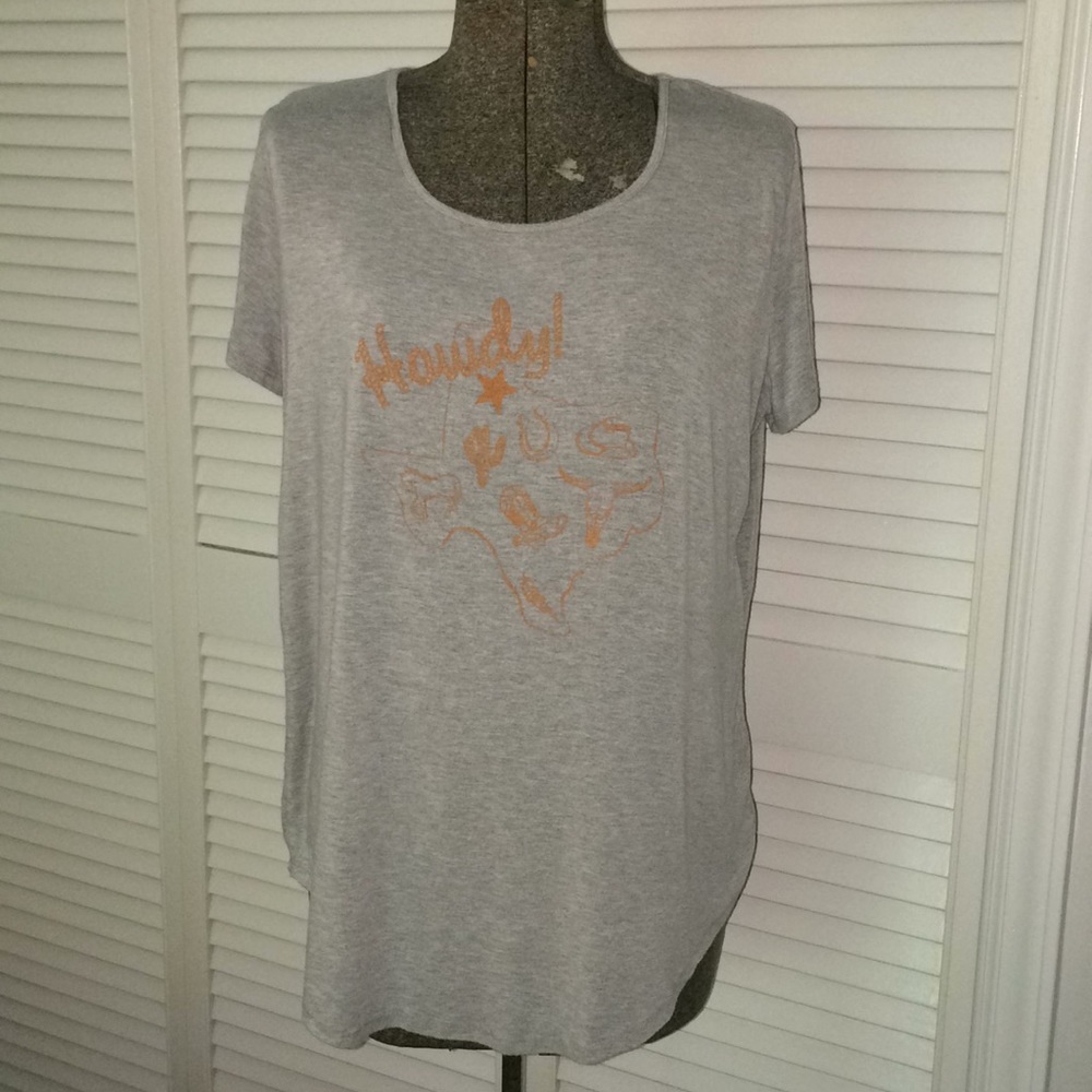 Modcloth Gray Howdy Top